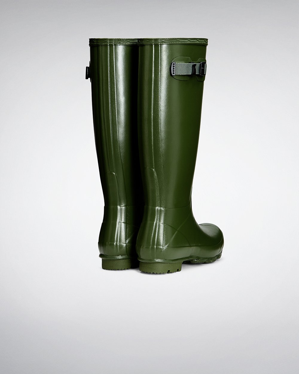 Hunter Norris Field Tall Rain Boots - Shop Womens Green - JYDLNK198